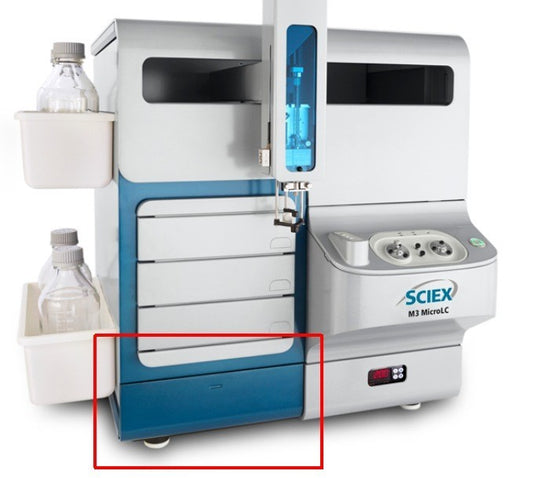 Sciex M3 MicroLC Drawer Assembly Aluminum Ball Bearing Eksigent