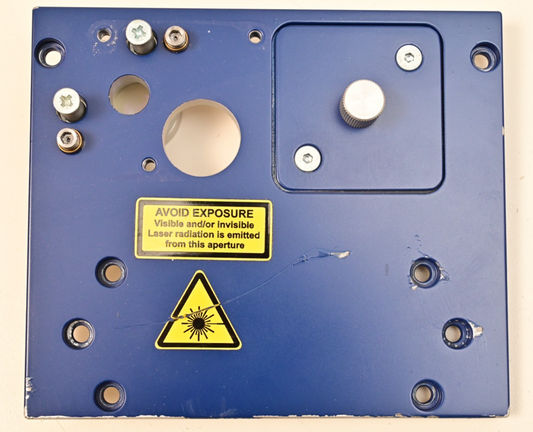 Spectrum Technologies Model LC Laser Output Window & Mount on Aluminum Panel