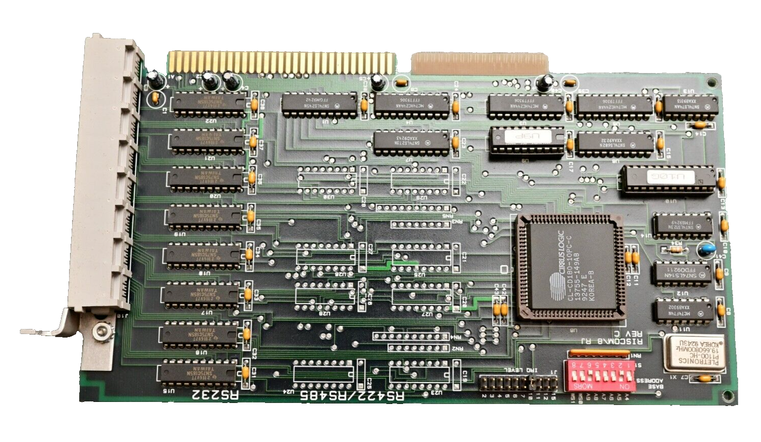 Finnigan TSQ7000 ISA RS232 Serial Interface Card SDL 8x RJ12