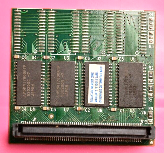 Vintage Memory Card Apple/Mac Advantage Memory 105183