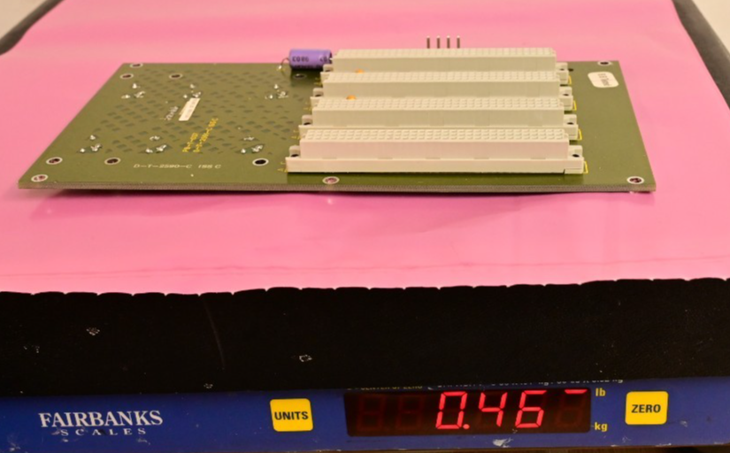 VG Data Systems Backplane PCB 4 x Gold Plated Harting 7825 96-Pin Socket