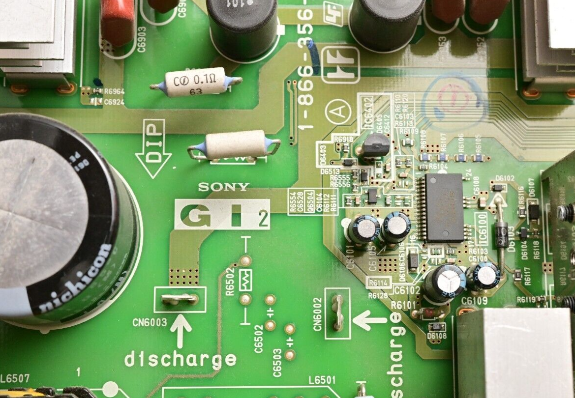 Sony KDL-V40XBR1 LCD TV Power Board GI2 A1148621E A-114 High Voltage Inverter