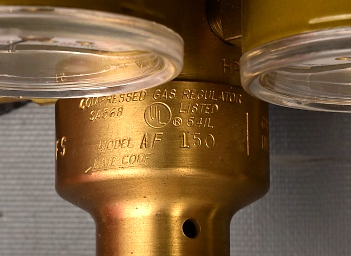Compressed Gas Regulator with Hose Model AF 150 SA568 Argon CO2 Inert