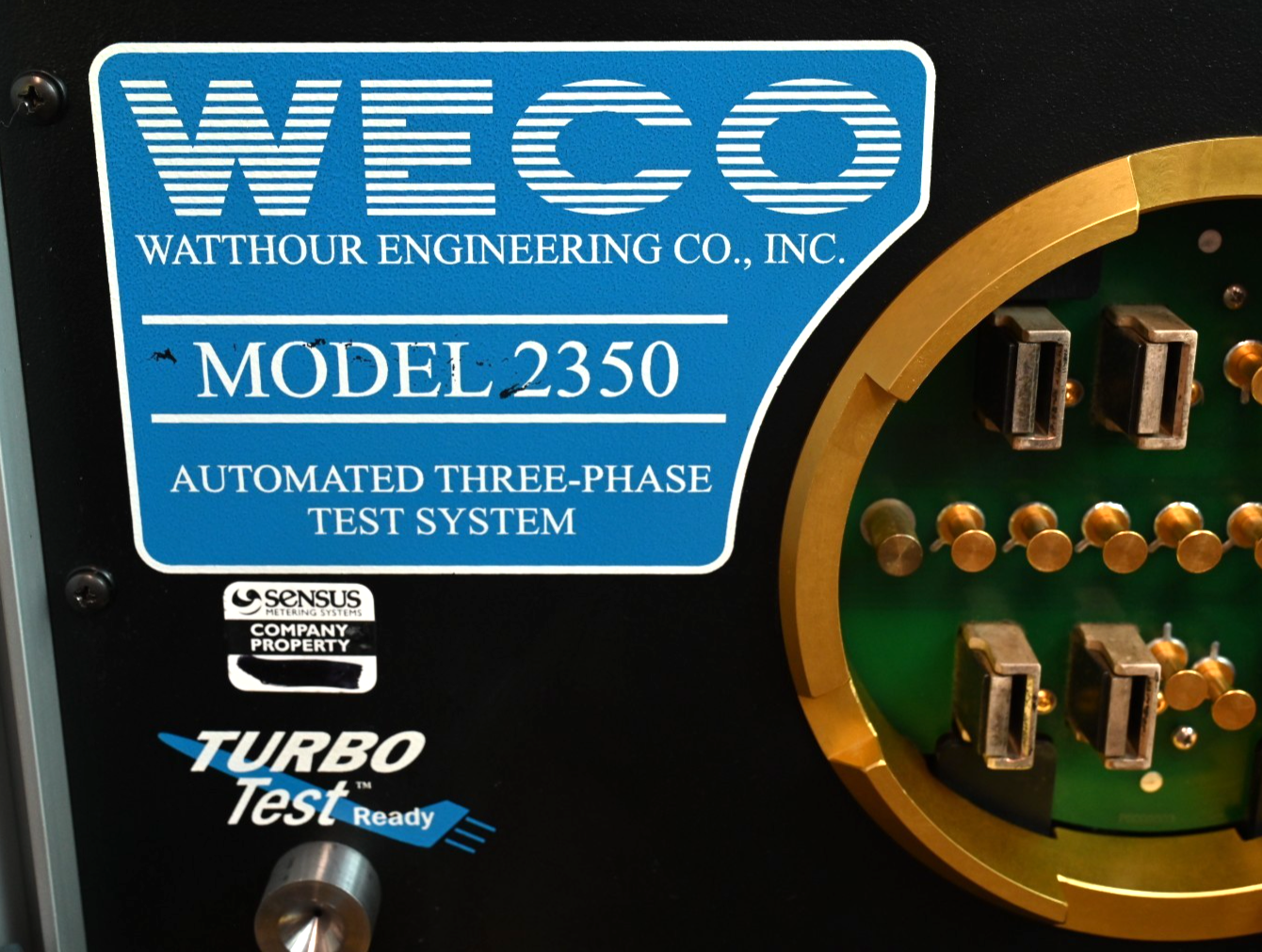 Watthour Engineering WECO 2350-R 3-Phase Turbo Test System w/ QTY 6 Radius RD-20