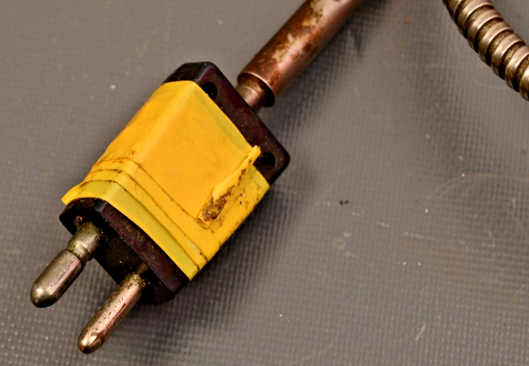 Solid Probe Bayonet Style with Stainless Steel Cable Armored Likely Omega J-Type