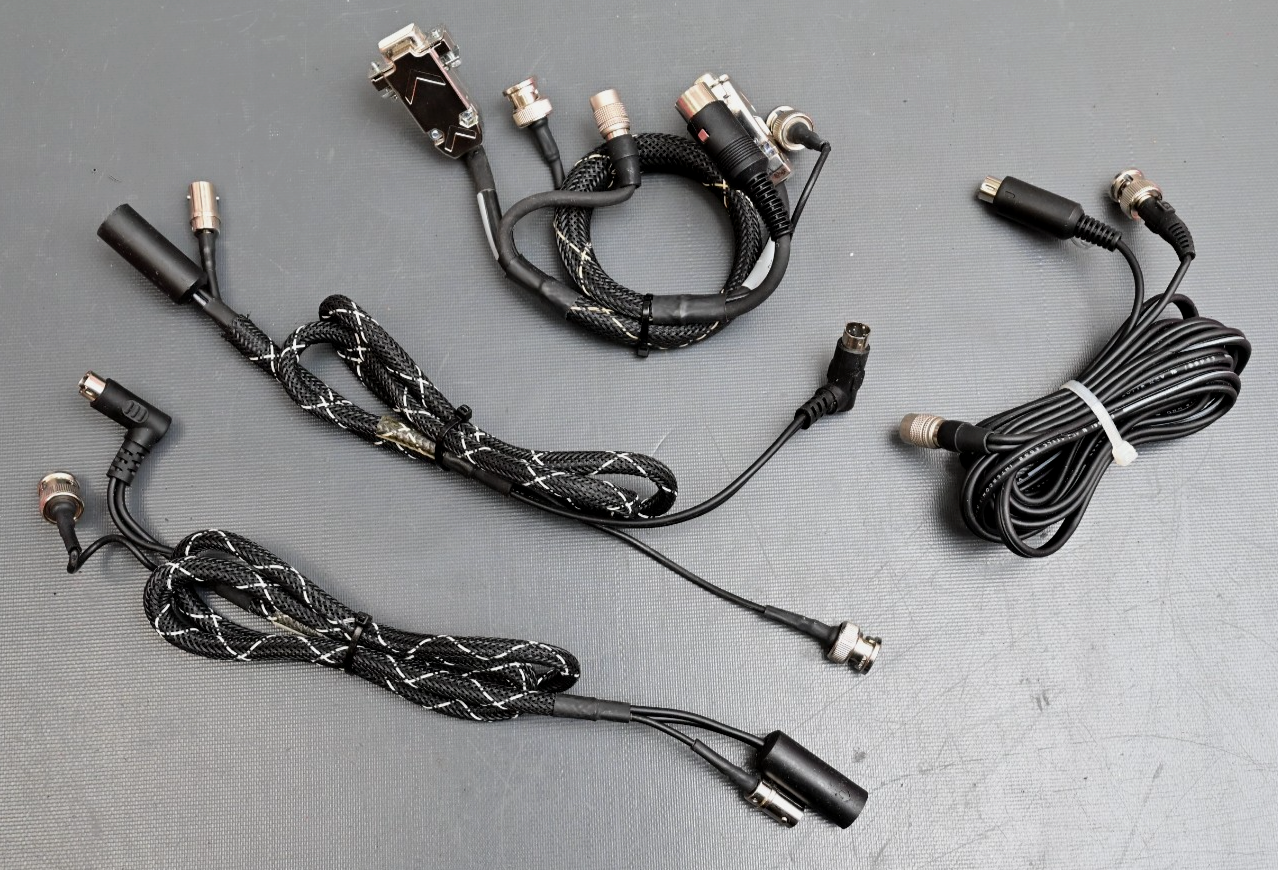 Lot of Olympus Industrial Videoscope/Borescope Cables BNC S-Video DB9 HRS/LEMO