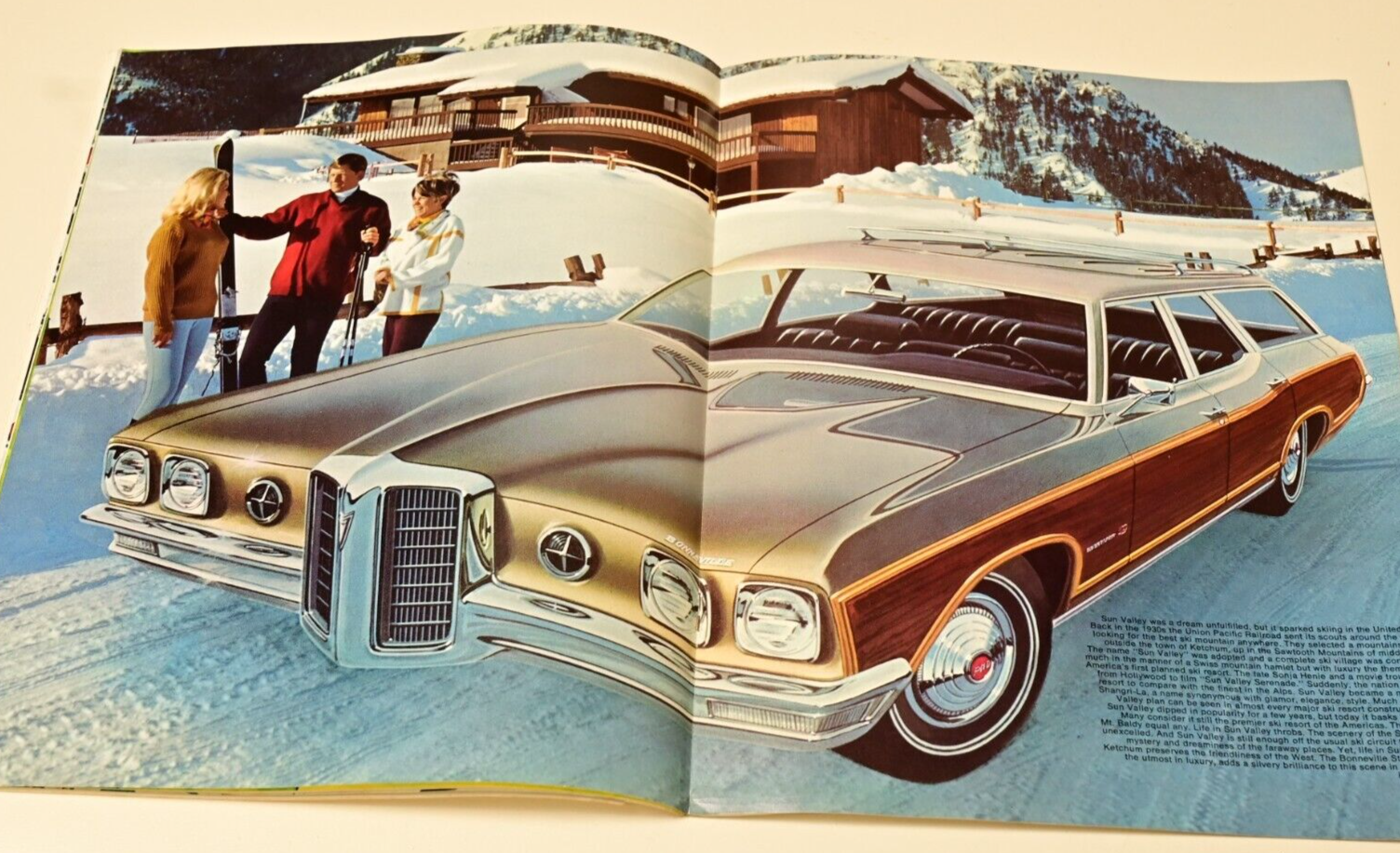 Pontiac Safari Dealer Brochure 1970? Catalina Lake Tahoe CA L&M Hanover PA