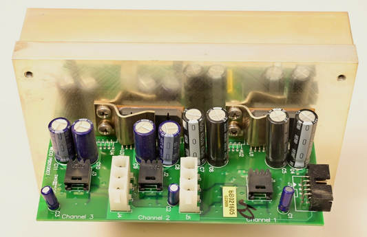 Watthour WECO 2350R PB010007 3-Channel Driver PC Board BB021605 Large Heatsink