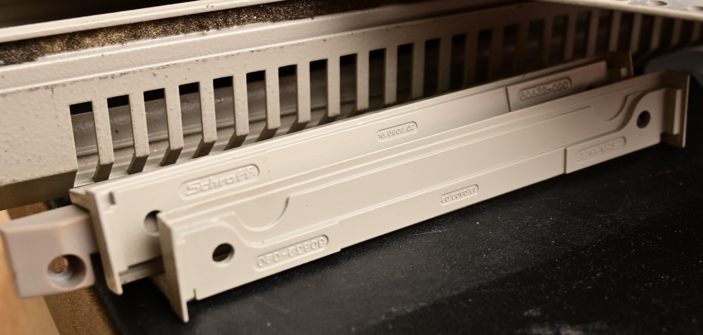 Schroff 4U Rack Mount Chassis Open Shell 19" Aluminum Enclosure