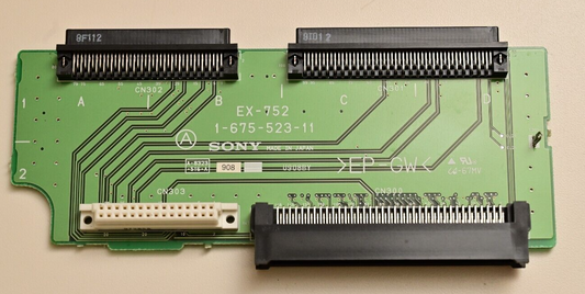 Sony DSR-2000 Pro DV Deck Connector PC Board 1-675-523-11 EX-752