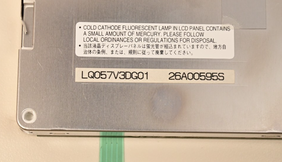SHARP LQ057V3DG01 TFT LCD Screen Display Panel 5.7'' TPI 1374-001 Touch Screen