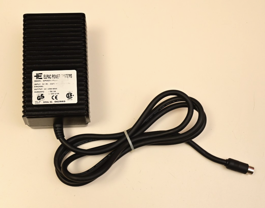ELPAC Power Systems 42W DC Power Supply WRI4221 5V@3A 12V@2.5A DIN Conn.