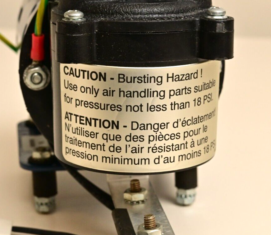 FASCO Cole Parmer Diaphragm Air/Vacuum Pump OEM Style 115V 71637137/U63B1/D-1728