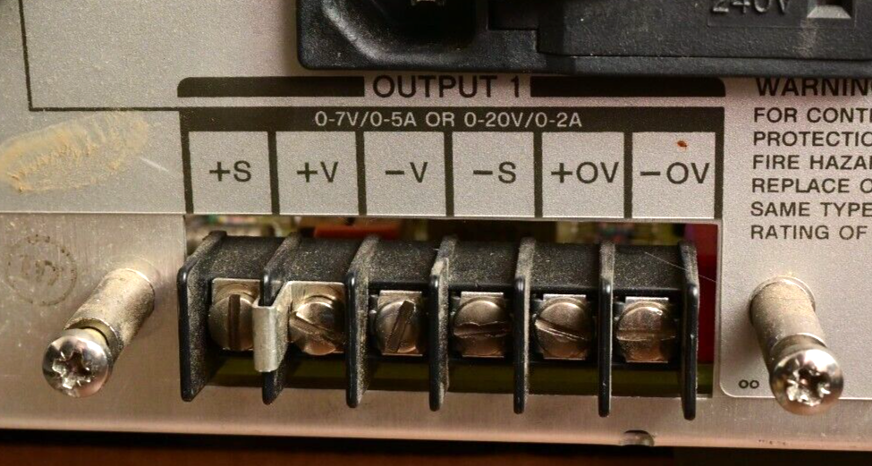 HP Agilent 6624A System DC Power Supply Output 1 Circuit Board 0-7V@5A 0-20V@2A