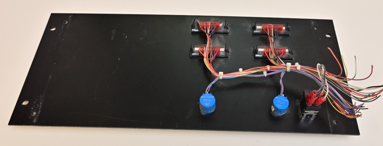 Hurletron DPSV30 Front Panel w/ 4x Modutec BL 130302 U LCD Bourns 3590S 20k Pots