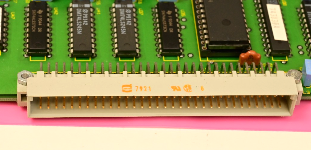 VG Data Systems CPU/Lan PC Board Vintage ICs AM7990PC/80 AMD N80186-10 EPROMs