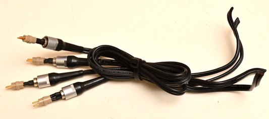 Lot of 4 LEMO 2-Pin Male Power Connectors w/ Pigtail Missing Connector Shell
