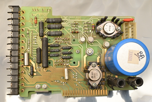 Vintage HP 6002A DC Power Supply Output Board Sprague Capacitor DALE Resistors