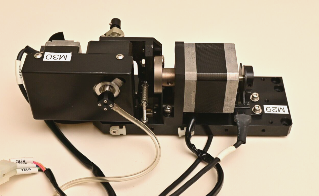 Vacuum Semiconductor Die Pick Up & Rotate Assembly Vexta Steppers THK Omron