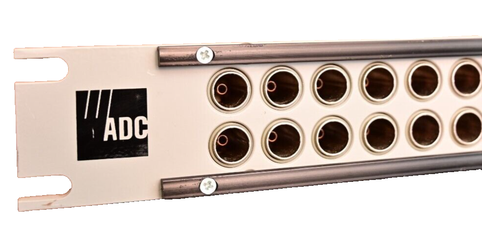 ADC 48-Port Broadcast Patch Panel 24x SJ2000N 75 Ohm Self-Normaling Video Jack