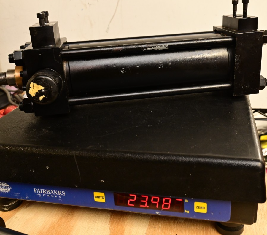 Atlas Series H Hydraulic Cylinder 2.5"x 7.5" 3000PSI H025TM101001BESV 7.50S