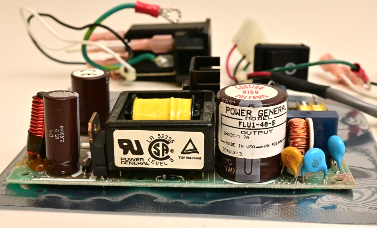 Power General Model FLU1-40-5 DC Power Supply 24V@1.7A w/ Input Module & Switch