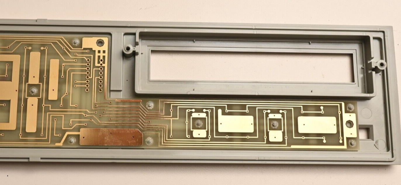 HP 3488A Switch Control Front Panel Buttons Gold PCB