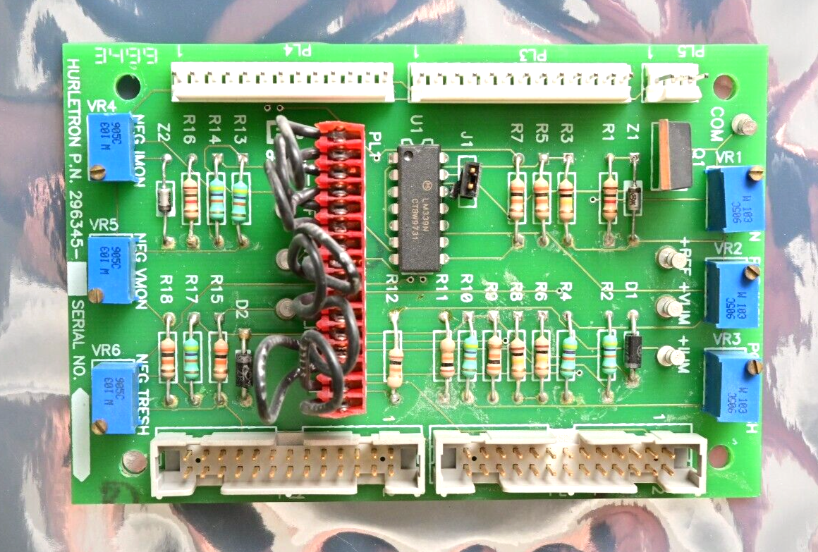 Hurletron DPSV30 Control Board P/N 296345 Spellman High Voltage P/S
