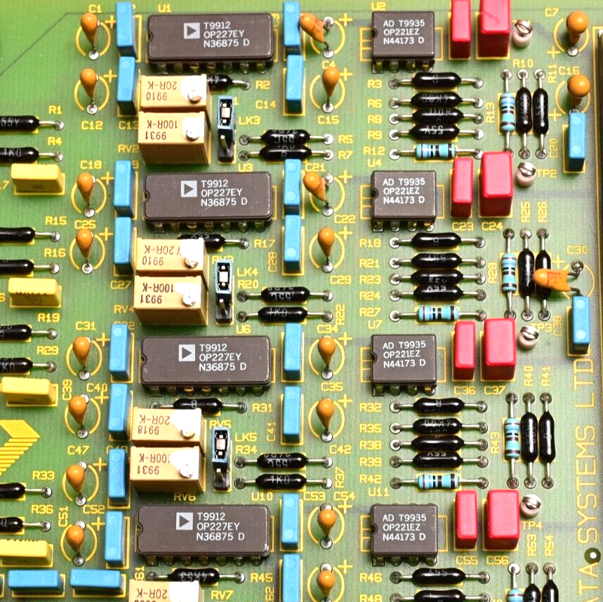VG Data Systems D-I-2816-D Vintage Schroff VME Style DAQ Card AD667KN DAS1159 IC