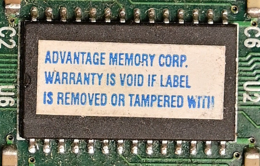 Vintage Memory Card Apple/Mac Advantage Memory 105183