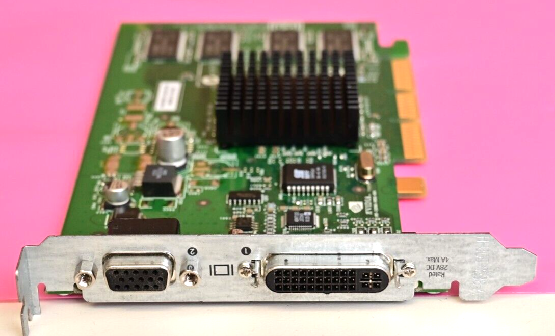 nVidia PowerMac G4 AGP Video Card ADC/VGA 180-10066-0000-A04 900-06615-0436-60E