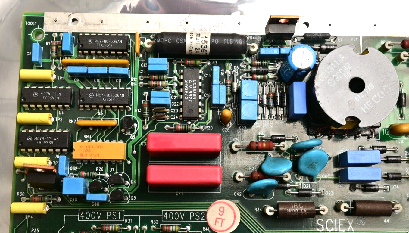 Sciex API 100 Mass Spectrometer Lens Power Supply Card 200V 400V 016403-C