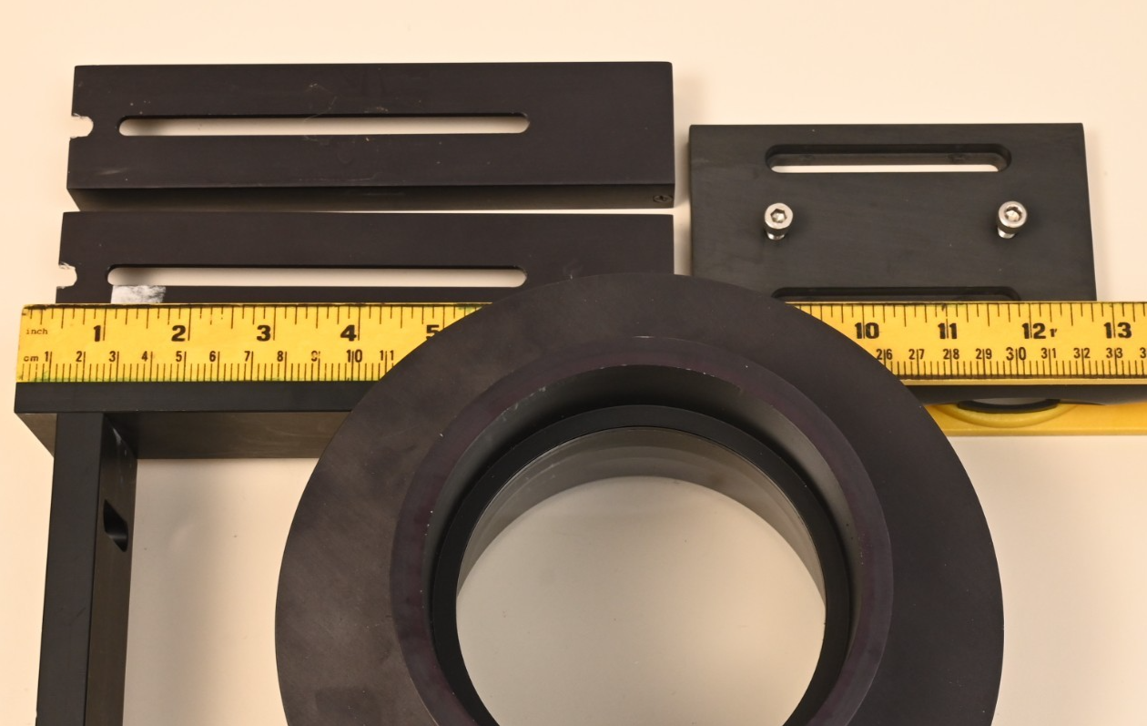 Integrating Sphere Optical Glass Port for Optical Bench ~4.5" Window Vacuum Seal