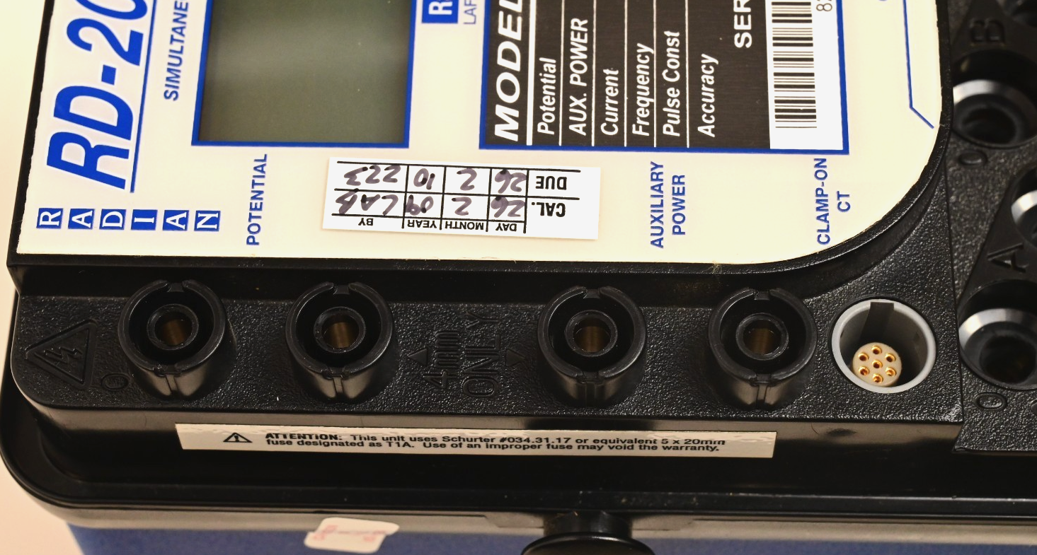 Radian Research RD-20-202 Dytronic Portable Single-Phase Reference Standard