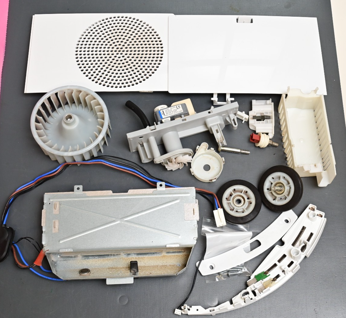 Bosch 300 Series Condensing Dryer Parts Lot Sump Pump Heater ebmPapst P12-2518