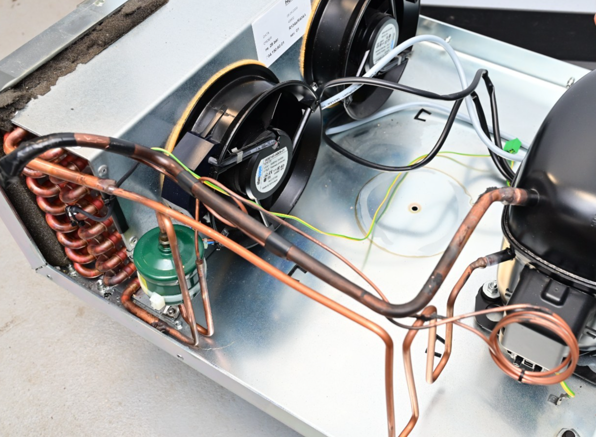 3/4HP Condensing Unit/Skid from Hettich Rotanta 46 RSC Danfoss SC15CLX LBP R404A