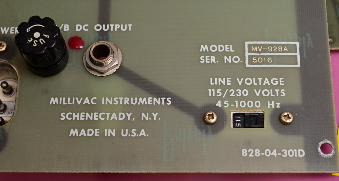 Lot of 3 Vintage Circuit Boards Milivac MV-928A Sprague Nippon Capacitors Pots