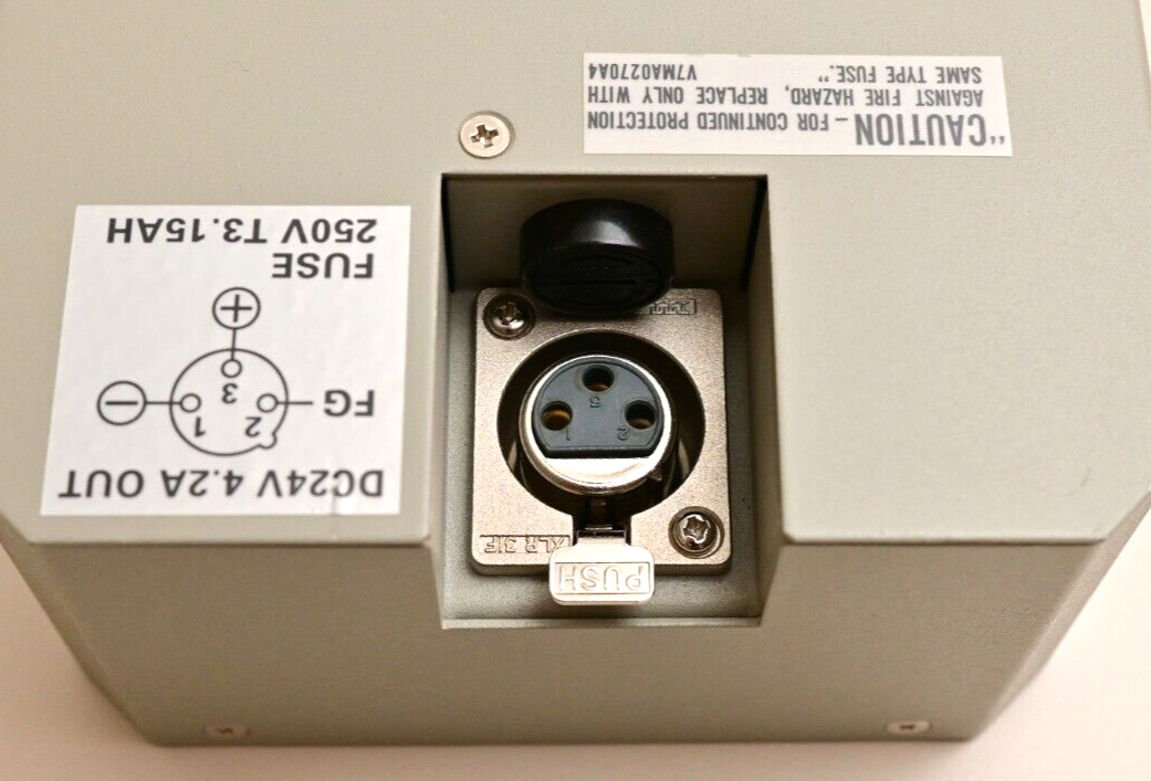 Panasonic AW-PH400P Pan/Tilt 24V DC Power Supply 24V@4.2A ITT 3IF XLR Connector