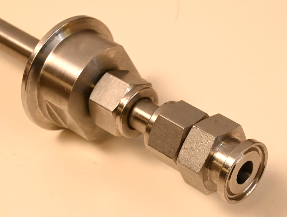 Large Stainless Steel Pipe for Vessel? 1/2" 316L w/ Swagelok Sanitary Fittings